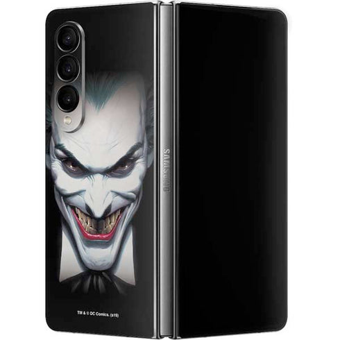 DC Comics The Joker Portrait by Alex Ross Galaxy Z Fold4 5G Skin